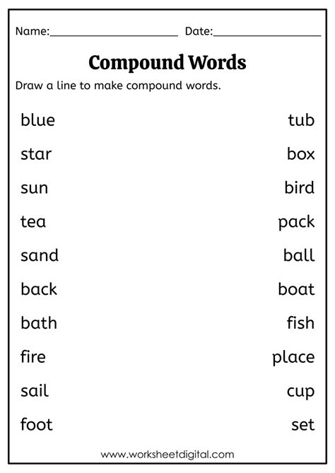 Image result for Compound Words Websites