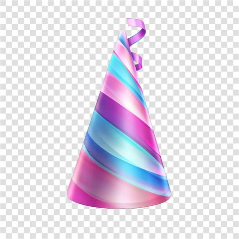 Party hat transparent background realistic elementon transparent ...