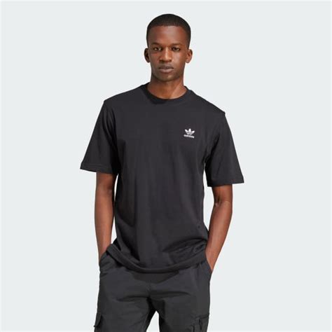adidas Trefoil Essentials Tee - Black | adidas India