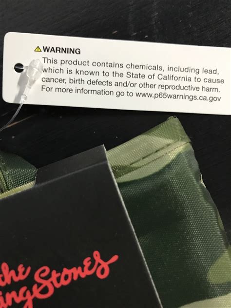 Buy The Rolling Stones Camo Paddington Collection Packable Tote Bag ...