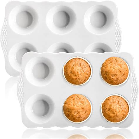 Amazon.com: Pampered Chef Family Heritage Stoneware Muffin Pan: Glass ...