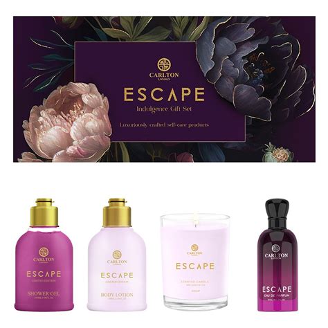 Escape Gift Set Of 4 Lotion Gel Perfume & Candle - 430Ml – Carlton ...