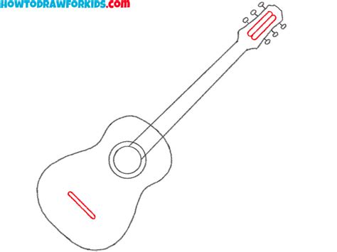 How To Draw Easy Guitar