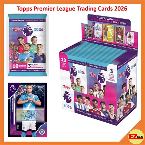 Topps Match Attax Premier League 2026 Sealed Booster Box (Bundle of 28 ...
