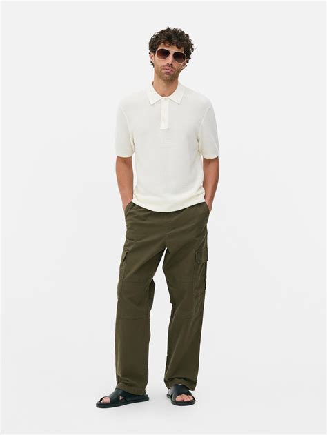 Men's Olive Utility Cargo Pants | Primark