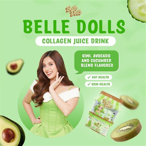 Belle Dolls Collagen Kiwi Juice Drink (膠原蛋白奇異果果汁飲料) | 蝦皮購物