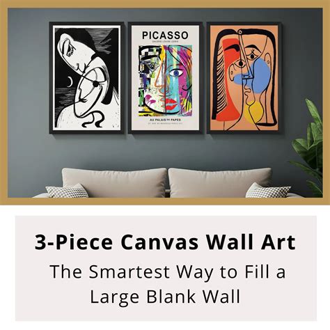 3-Piece Canvas Wall Art: Best Way to Fill a Large Blank Wall – CIPHER ...