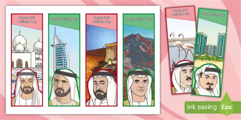 Bookmarks - UAE National Day (teacher made) - Twinkl