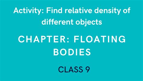 Image result for Relative Density Practice Questions