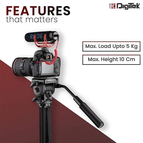 Buy Digitek DVH-001PRO Fluid Video Head for Tripods & Monopods