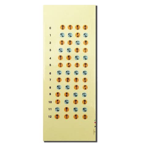 Ukulele Guitar Fretboard Note Scale Note Fingerboard Frets Map Sticker ...