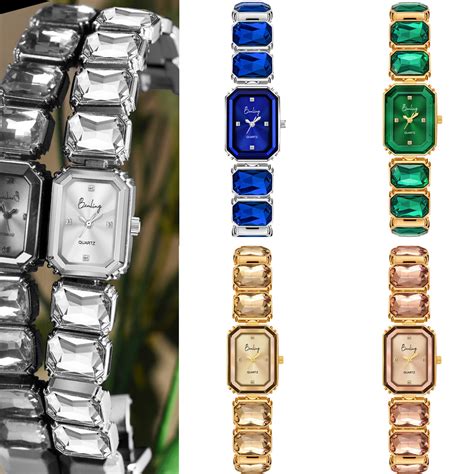 Benling Octagon cut Bracelet Watch for Women