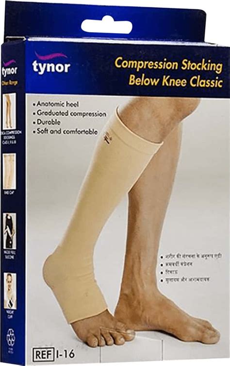 Buy TYNOR I 16 COMPRESSION STOCKING BELOW KNEE PAIR SIZE XL Online ...