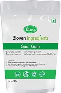 Bioven Ingredients Pure Guar Gum powder, 125gm Baking Powder Price in ...