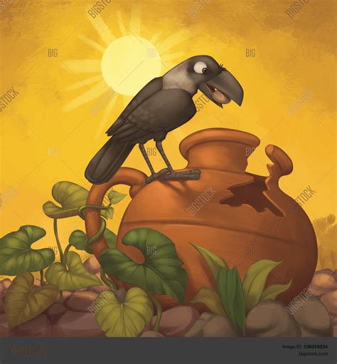 Thirsty Crow Looking Image & Photo (Free Trial) | Bigstock