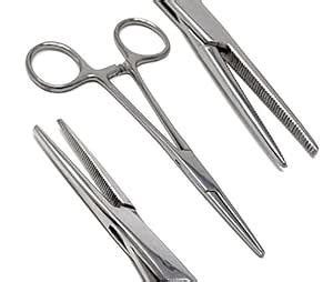 Dog Pet Ear/Nose Hair Puller Grooming Hemostat Locking Forceps Pliers ...