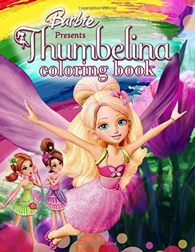 Buy Barbie Thumbelina Coloring Book: Barbie Thumbelina Jumbo Coloring ...