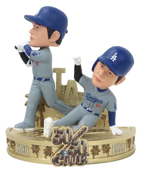 SHOHEI OHTANI 50/50 CLUB DUAL FOCO BOBBLEHEAD - MLB LOS ANGELES DODGERS ...