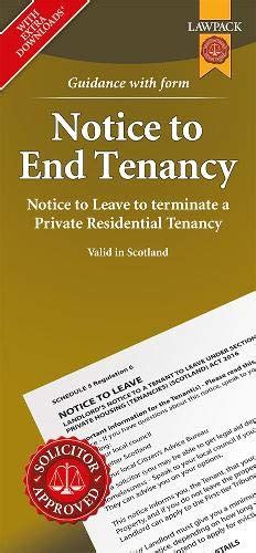 Buy Notice to End Tenancy: How to use a Notice to Leave to terminate a ...
