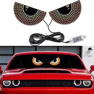 Cloudsale Devil Eyes For Car, Trucks Windows Windshield, Car Décor LED ...