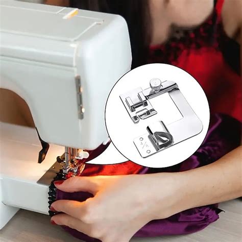 3pcs Rolled Hem Presser Foot Set, Wide Hemmer Foot Kit Includes 1/2inch ...