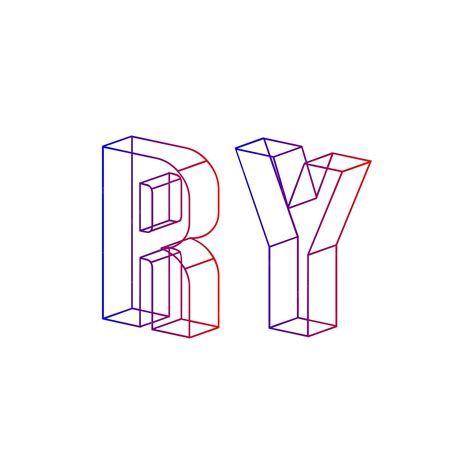 Premium Vector | Ry logo design