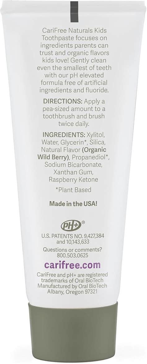 CariFree Naturals Kids Toothpaste | Fluoride-Free, India | Ubuy