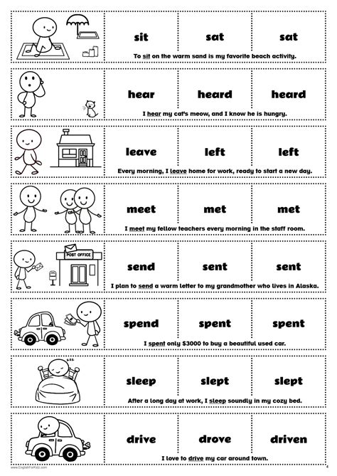 Image result for Irregular Verb Example