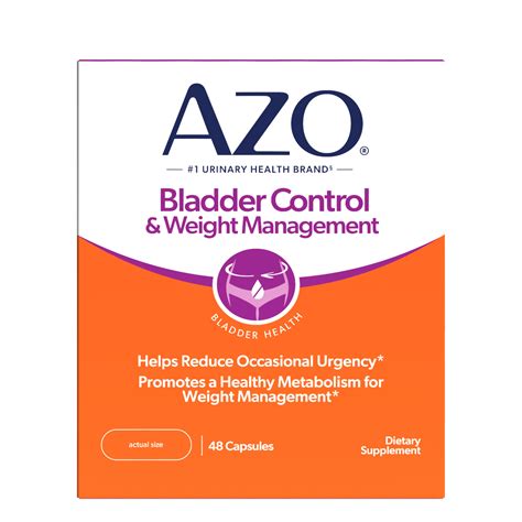 AZO Bladder Control & Weight Management | Buy Supplements for Bladder ...