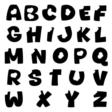 Large Alphabet Letters Printables Free