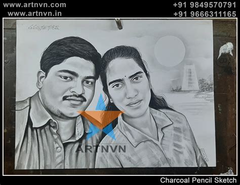 ARTNVN: Portraits | Complete ART Designers, Hyderabad Artist, Pencil ...