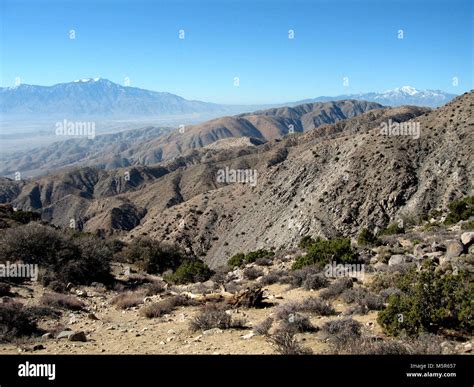Mt San Gorgonio Pass; Keys View Stock Photo - Alamy