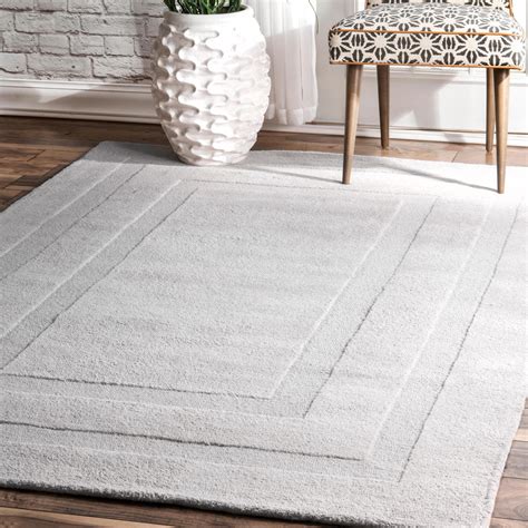 Kenley Tufted Wool Rug 8 X 10 Gray at Everett Anderson blog