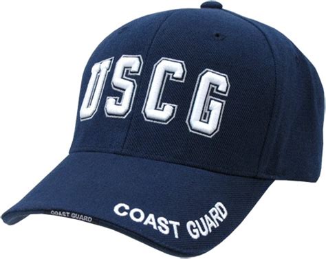 Amazon.com: U.S. Coast Guard Cap Navy Military Branch Hat Cap Hats Text ...