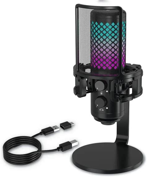 Audio Array AM-C46 Professional RGB USB Condenser Microphone Kit ...