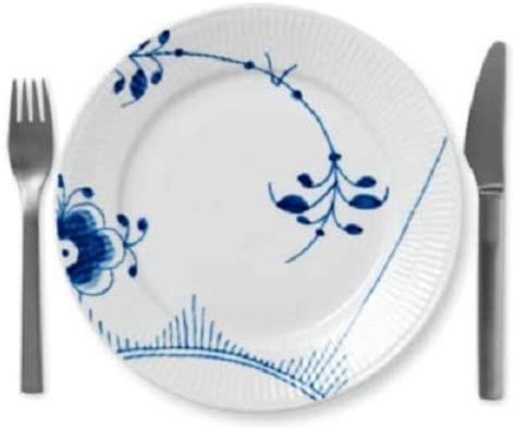 Buy Royal Copenhagen Blue Fluted Mega Lunch/Dessert Plate #2, Designer ...