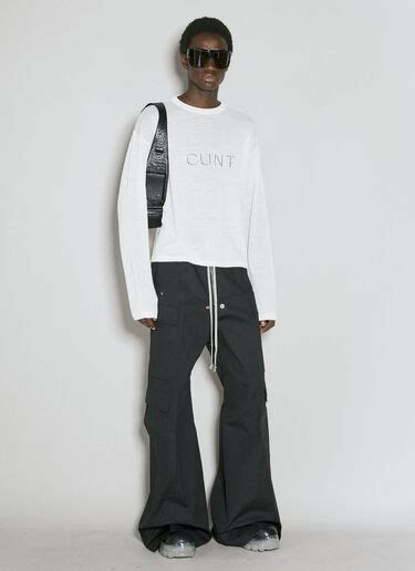 Rick Owens Men's' Graphic Wool Sweater in White | LN-CC®