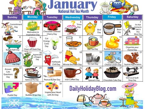 Weird Calendars 2017