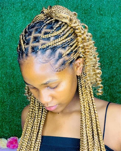 Image result for Braids with Middle Part Tutorial