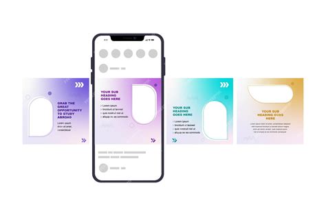 Premium Vector | Set of Instagram Carousel Post editable social media ...