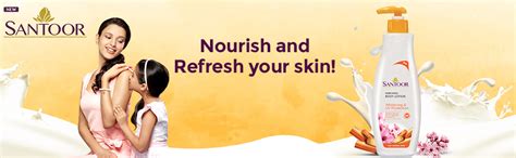 Buy SANTOOR Perfumed Body Lotion for Whitening & UV Protection with ...