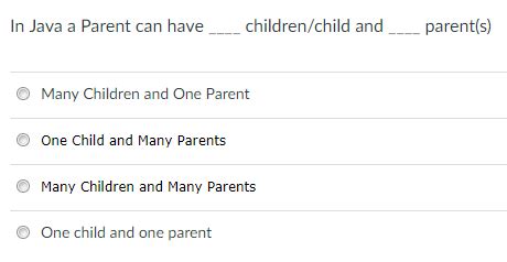 Java Parent and Child Example 的图像结果