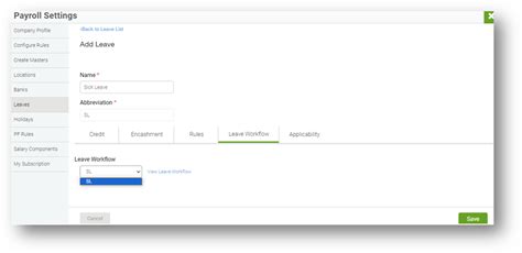 How to map the workflow for leave-part 4 of Leave Configuration. : Help ...