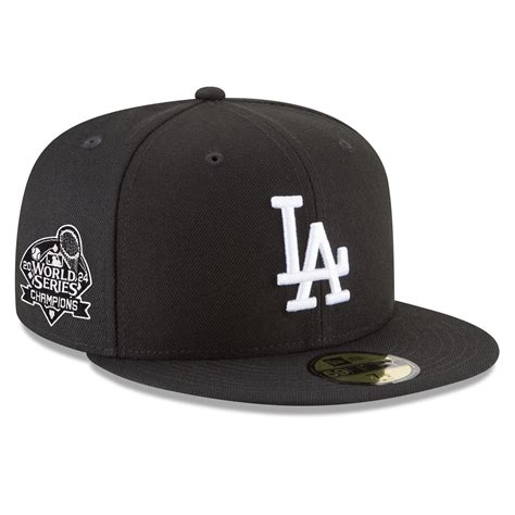 Men's New Era Black Los Angeles Dodgers 2024 World Series Champions ...