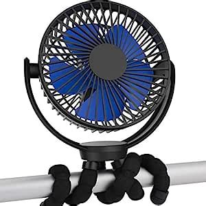 Buy 5000mAh Battery Operated Fan with Flexible Tripod, Rechargeable ...