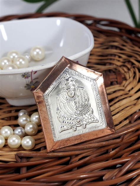 Nakoda Store Tulja Bhawani Devi (Maharashtrian Dev Tak) 3gm Pure Silver ...