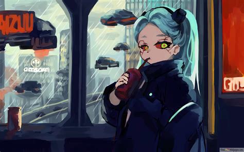 Rebecca from Cyberpunk: Edgerunners netflix anime series 4K wallpaper ...