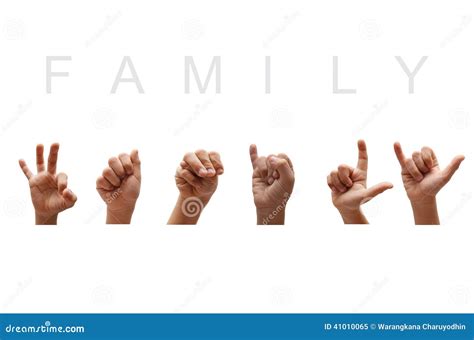 Sign Language American Alphabet Royalty-Free Stock Photo ...