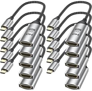 XiAyriky USB-C to HDMI Adapter 10-Pack, 4K USB Type-C to HDMI Adapter ...