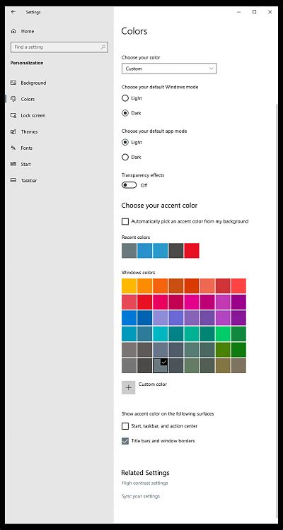 Image result for Start Menu Colour